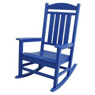 Polywood Presidential Rocker   Pacific Blue