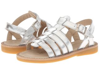 Elephantito Capri Sandal Girls Shoes (Silver)
