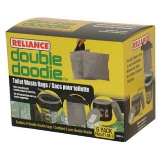 Reliance Double Doodie Toilet Liner Bags 6 pk.