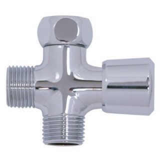 Chrome Shower Arm Diverter To Add Hand Held