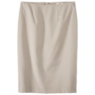 Merona Petites Classic Pencil Skirt   Khaki 8P