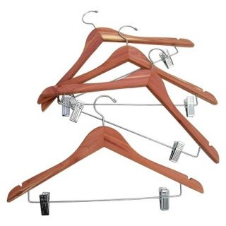 Cedar Garment Skirt Hanger 4Pk