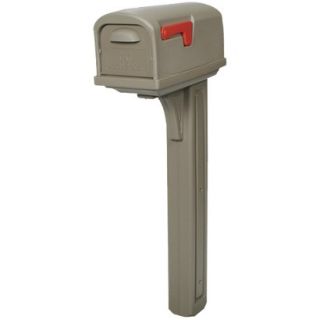Rubbermaid   Mailbox & Post Combo w/Rear Door