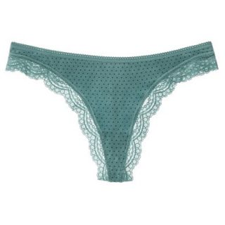 Gilligan & OMalley Womens Modal With Lace Thong   Waterfront S