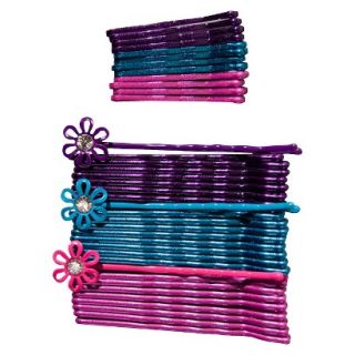 Gimme Basics Bobby Pins   Bright Purple/Blue/Pink (36 Count)