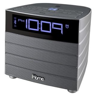 iHome Bluetooth Alarm Clock with Speaker and USB Charger