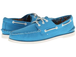 Sperry Top Sider A/O 3 Eye Canvas Mens Lace Up Moc Toe Shoes (Blue)