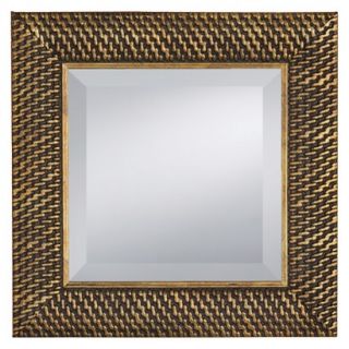 12 Wall Mirror Prinz Wall Mirror Square   Gold (12X12)