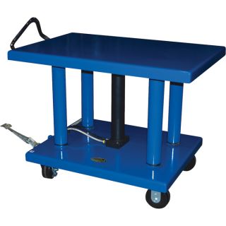 Vestil Manual Hydraulic Post Table   6000 Lb. Capacity, Model HT 60 2436