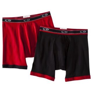 C9 by Champion Cotton 2Pk Stretch Boxer   Red M