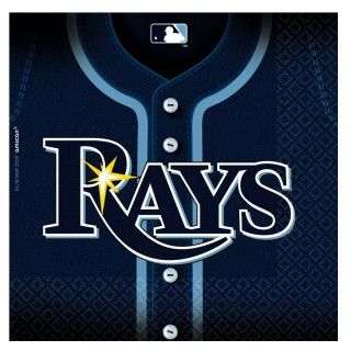 Tampa Bay Rays Baseball   Lunch Napkins