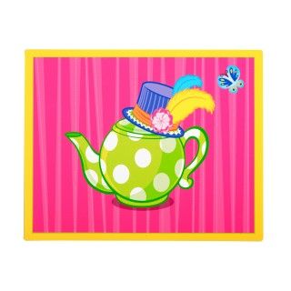 Topsy Turvy Tea Party Activity Placemats