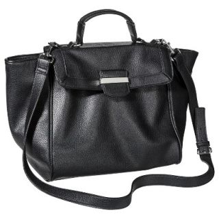 Mossimo Tote Handbag with Removable Crossbody Strap   Black