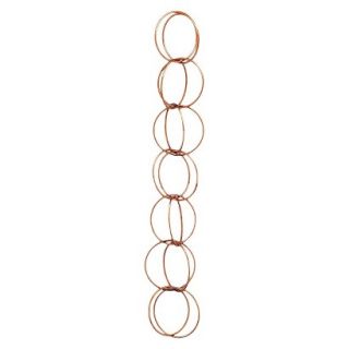 Good Directions Double Link Rain Chain   Polished Copper