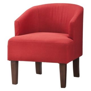 Upholstered Chair Threshold Barrel Chair   Red