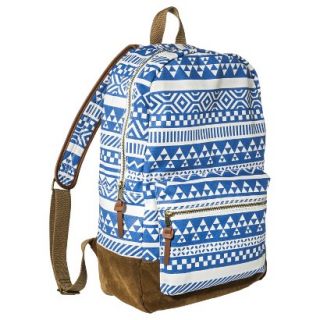 Mossimo Supply Co. Geometric Print Backpack Handbag   Blue