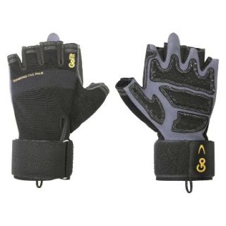 GoFit Diamond Tac Wrist Wrap Weightlifting Gloves   L