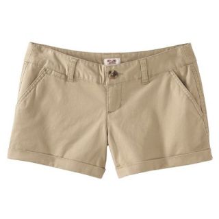 Mossimo Supply Co. Juniors Mid Length Woven Short   Bonjour Brown 5