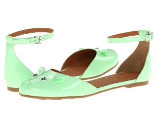 Marc by Marc Jacobs Ankle Strap Mouse Ballerina Womens Flat Shoes (Green)