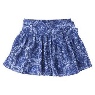 Genuine Kids from OshKosh Infant Toddler Girls Floral A Line Skirt   Blue 3T