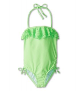 Seafolly Kids Roller Girl Tube Tank Girls Swimsuits One Piece (Green)