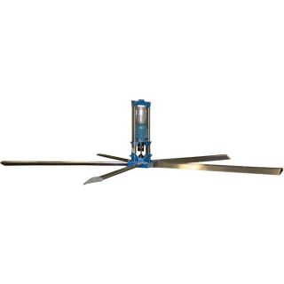 Patterson High 5 High Volume Ceiling Fan   20Ft., 222,013 CFM, 208 230 Volt 3 