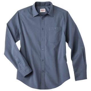 Mossimo Supply Co. Mens Button Down Shirt   Image Blue XL