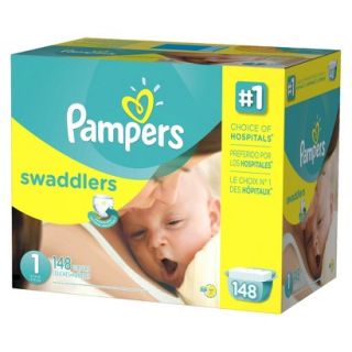 Pampers Swaddlers Diapers Giant Pack   Size 1 (148 Count)