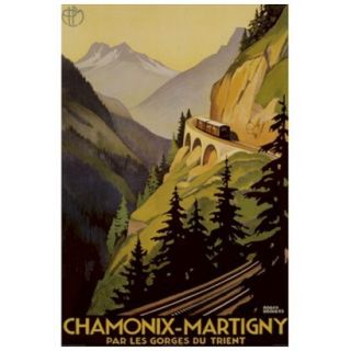 Art   Chamonix   Martigny Framed Poster