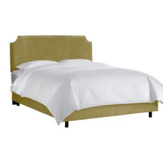 Skyline Full Bed Skyline Furniture Lombard Nail Button Notched Bed   Premier