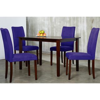 Warehouse Of Tiffany Warehouse Of Tiffany 5 piece Purple Shino Dining Set Brown Size 5 Piece Sets