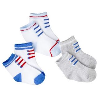 Just One YouMade by Carters Newborn Boys 3 Pack Computer Socks   Assorted 3 