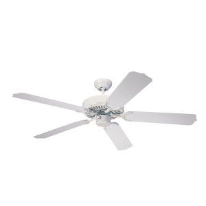 Monte Carlo MON 5WF52WH White Weatherford 52 5 Blade White ABS Ceiling Fan