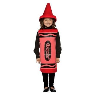 Red Crayola Crayon Child Costume   Small (4 6)