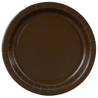 Chocolate Brown (Brown) Dessert Plates
