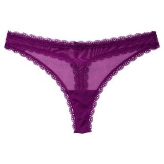 Gilligan & OMalley Womens Mesh Thong   Haywire Purple S