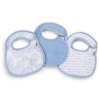 Born Free Deco Circle Muslin And Terry Bibs (pack Of 3)