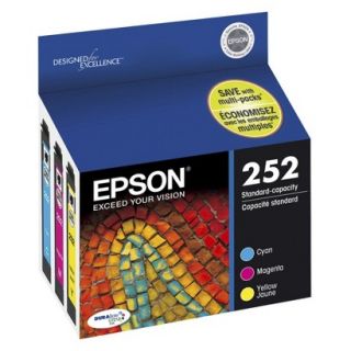 Epson DuraBrite Ultra Standard 3 Pack Ink Cartridge   Multicolor (T252520 CP)