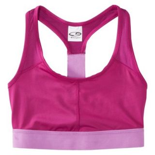 C9 by Champion Womens Compression Bra With Mesh   Pink XL