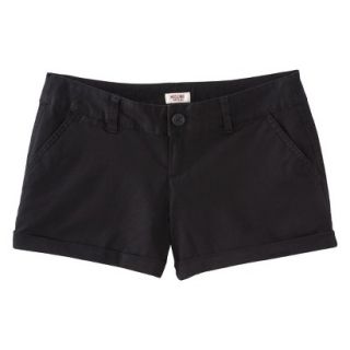 Mossimo Supply Co. Juniors Mid Length Woven Short   Black 3