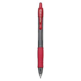 Pilot G 2 Gel Ink Pen, 1.0mm Bold   Red Ink (12 Per Pack)