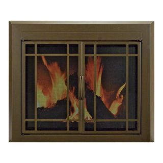Pleasant Hearth Enfield Fireplace Glass Door   For Masonry Fireplaces, Medium,