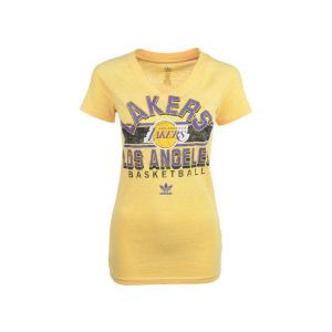 Los Angeles Lakers adidas NBA Womens Oversized Logo T Shirt