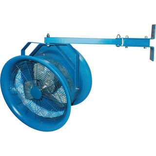 Patterson Trailer Fan   18 Inch Diameter, 3800 CFM, 1/2 HP, Model H18A + TC BLUE