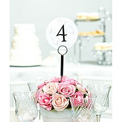 Hbh Filigree Table Number Cards