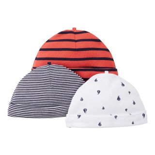 Carters 3 pk. Sailboat Caps, Navy Boat, Navy Boat, Boys