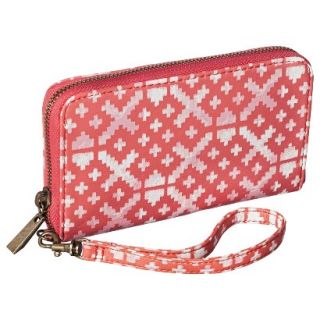Merona Printed Phone Case Wallet with Removable Wristlet Strap   Pink