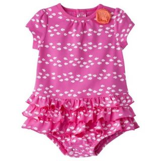Just One YouMade by Carters Newborn Girls Jumpsuit   Pink/White 9 M
