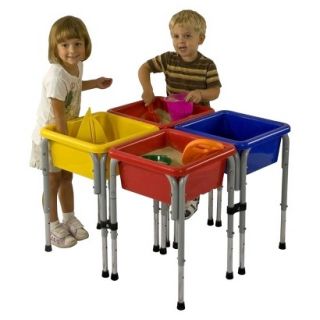 ECR4KIDS Square Sand/Water Table with Lids