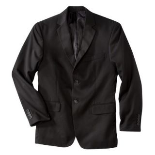 Merona Mens Tailored Fit Suit Jacket   Black Cat 38 Short
